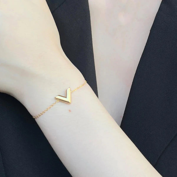 V-Shaped Wraparound Bracelet