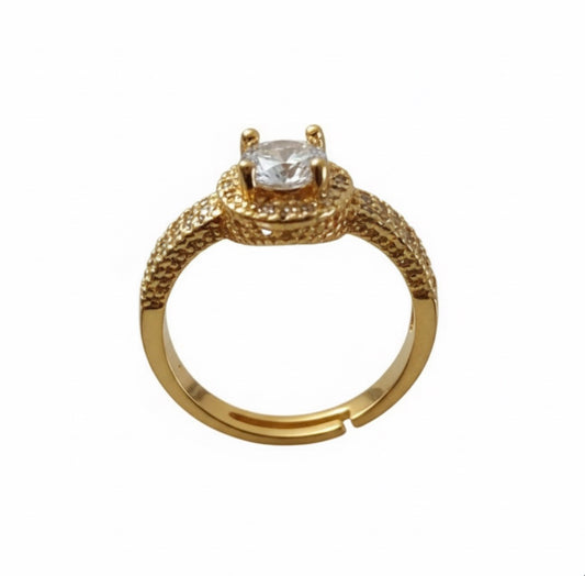 Radiant Solitaire Style Ring