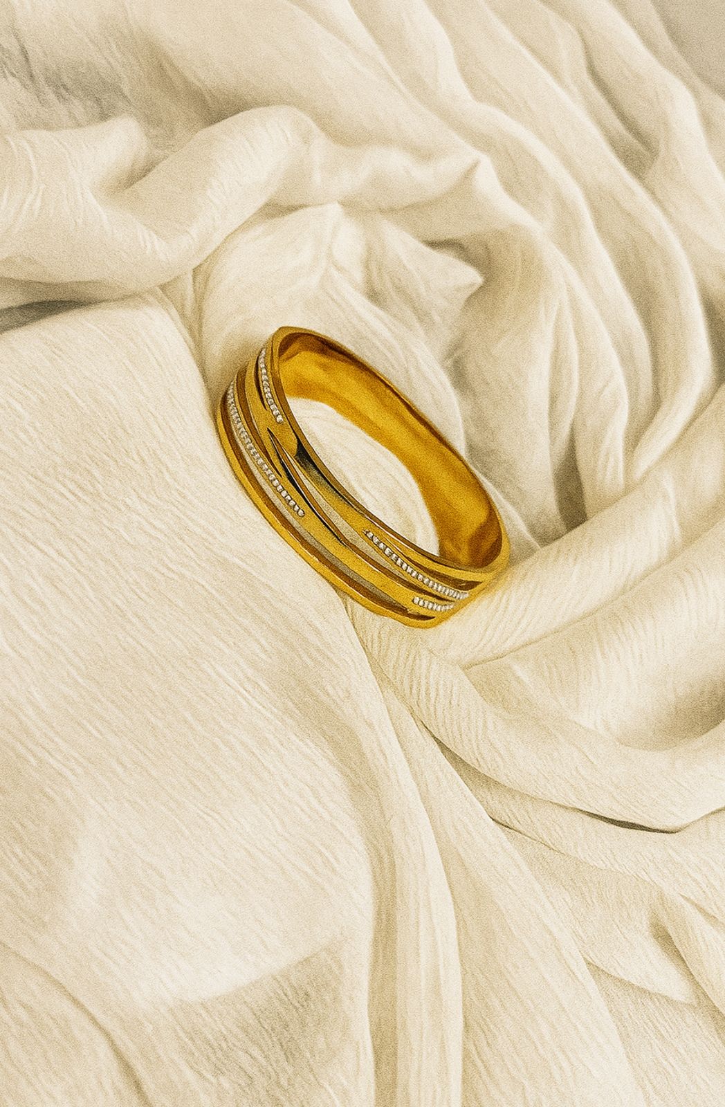 18 Karat Gold Plated Wave Bangle " A Wave of Shine. A Symbol of Style"