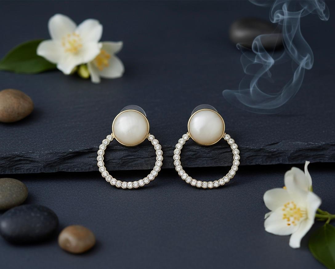 Crystal Halo Studs
