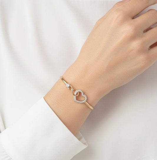 Eternal Heart Infinity Bracelet