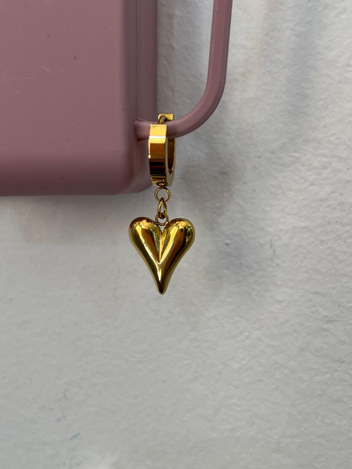 Heart Drop Earrings