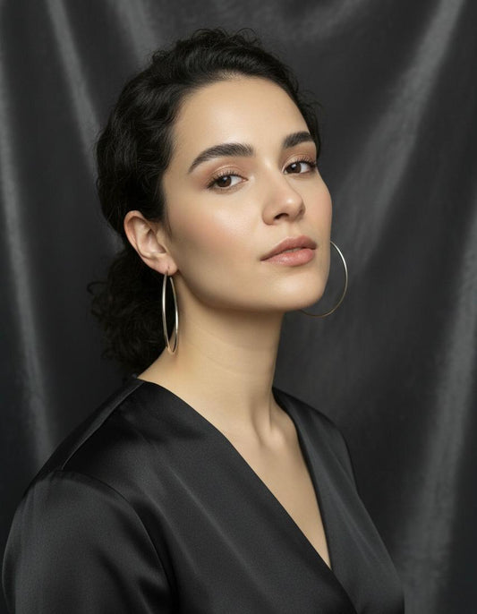 Classic Silver Hoop Earrings