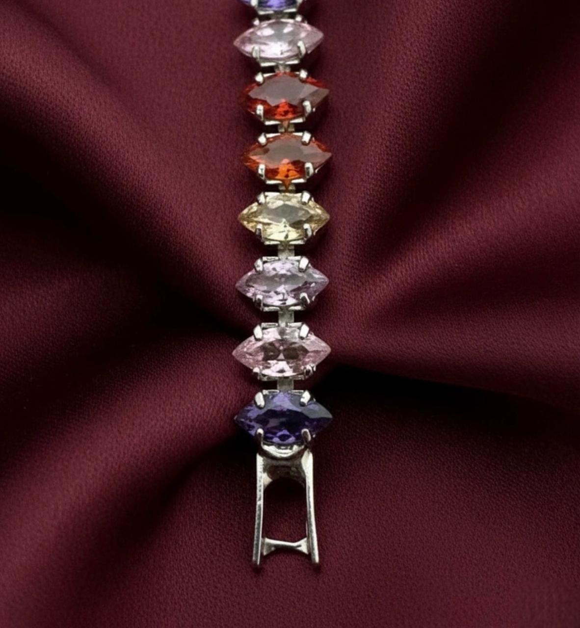 Multicolour Gemstone Bracelet