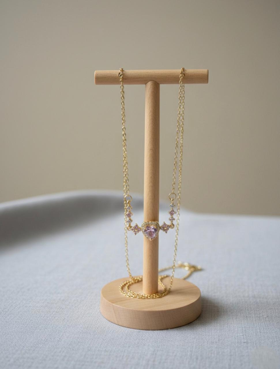 Blush Heart Radiance Necklace