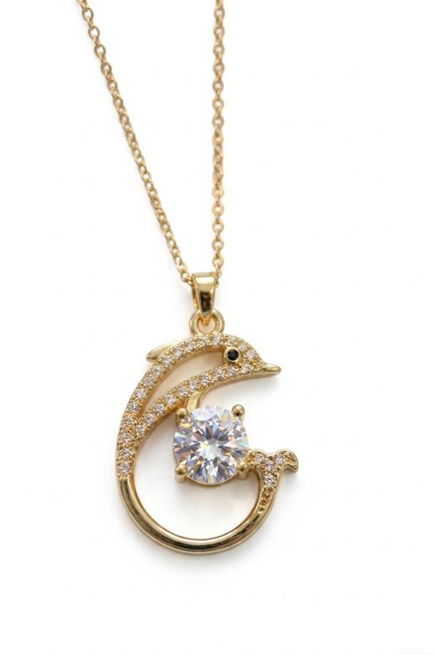 Golden Dolphin Spark Pendant (BUY 1 GET 1 FREE)