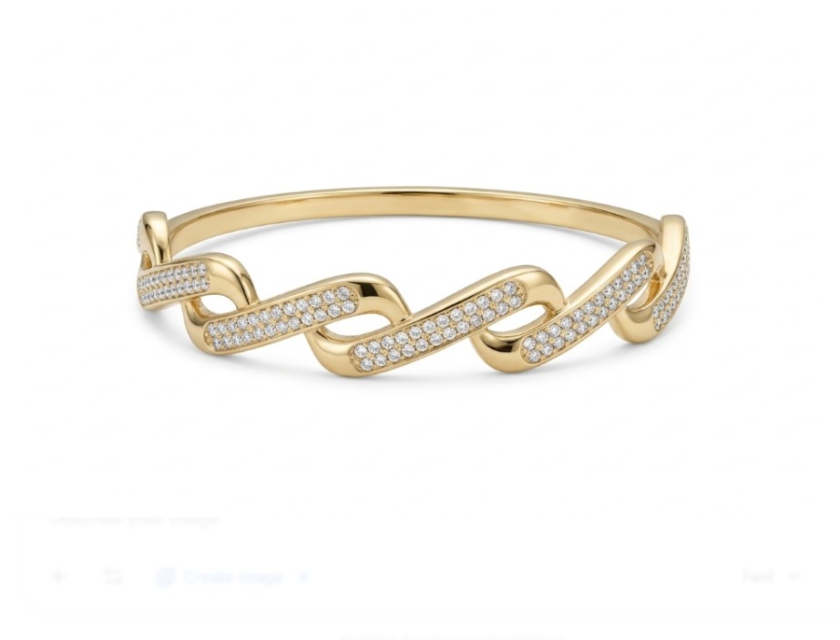 Crystal Link Elegance Bracelet
