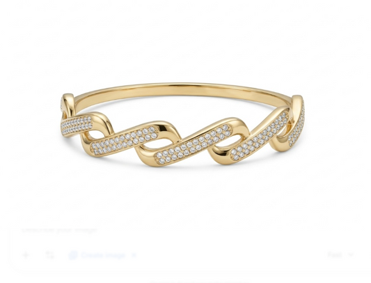 Crystal Link Elegance Bracelet