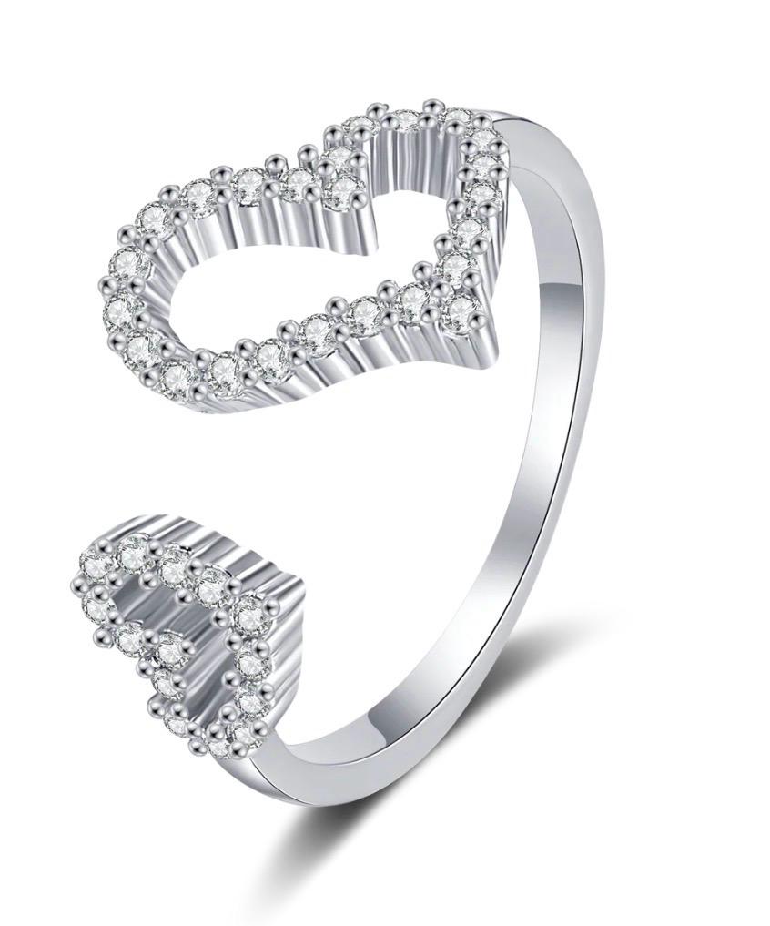 Double Heart Ring
