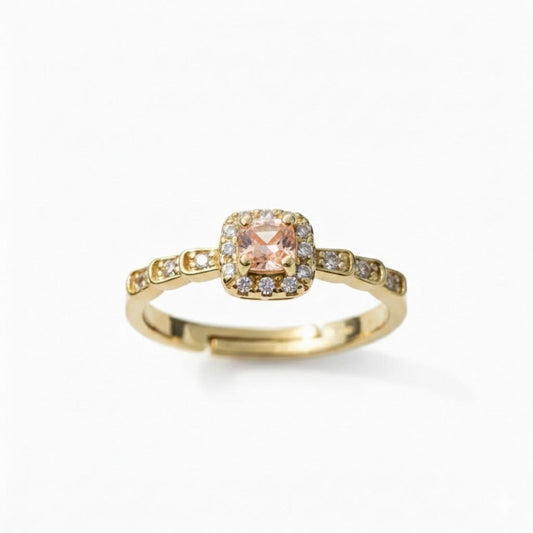 Blush Halo Ring
