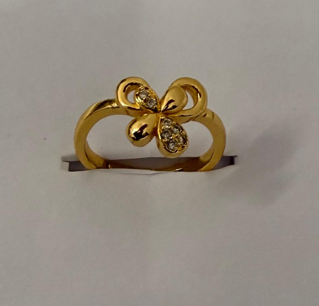 Butterfly Glow Adjustable Ring
