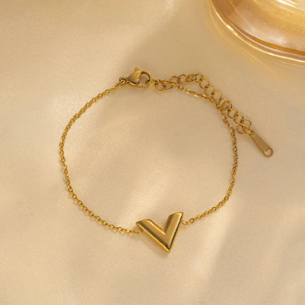 V-Shaped Wraparound Bracelet