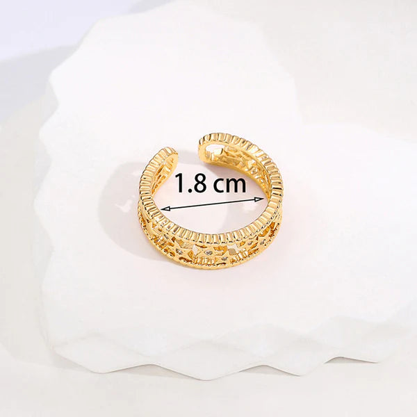 Star Themed Adjustable Finger Ring