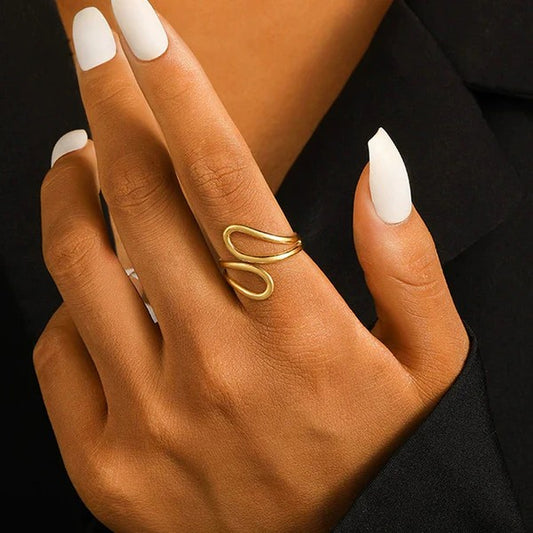Contemporary Adjustable Finger Ring