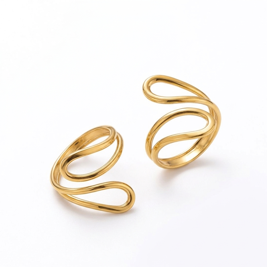 Contemporary Adjustable Finger Ring