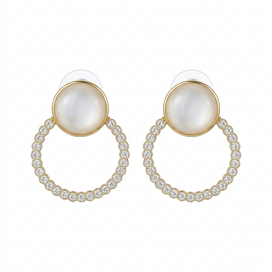 Crystal Halo Studs