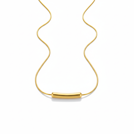 Gold-Plated Anti Tarnish Minimalistic Teardrop Necklace