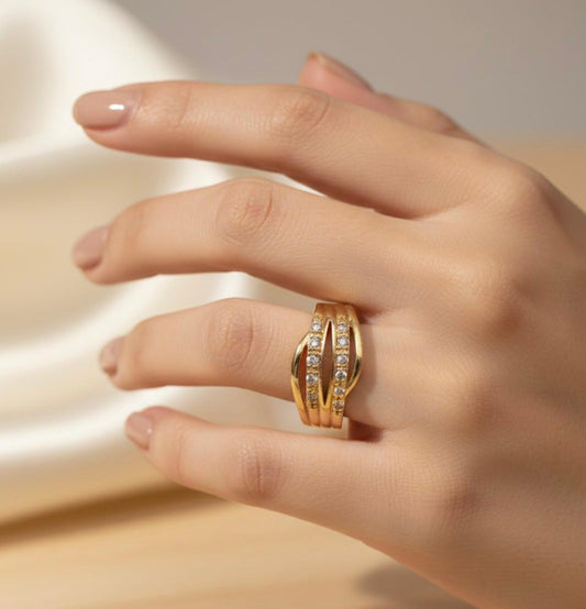 Twist Shine Adjustable Ring