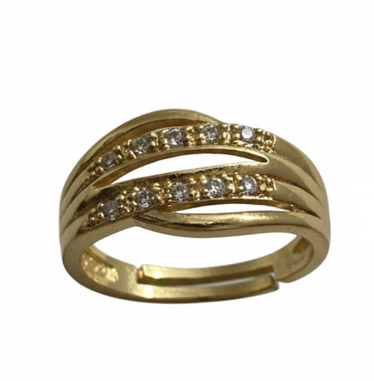 Twist Shine Adjustable Ring