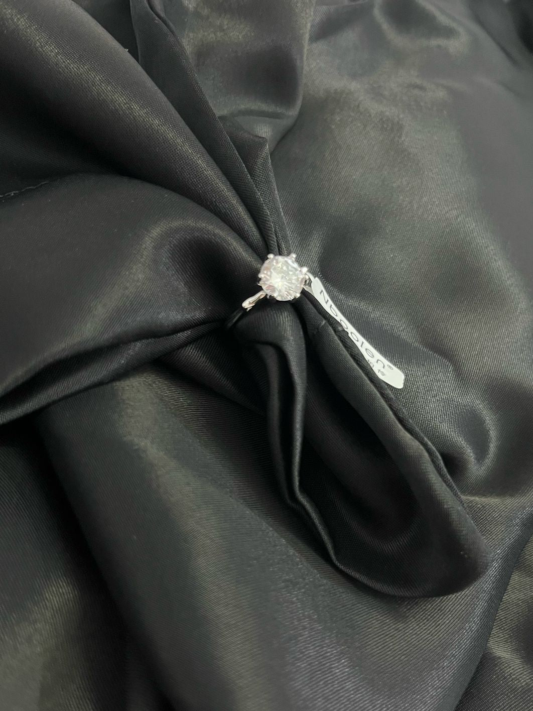 Silver Plated Contemporary Korean Finger Ring – Adjustable