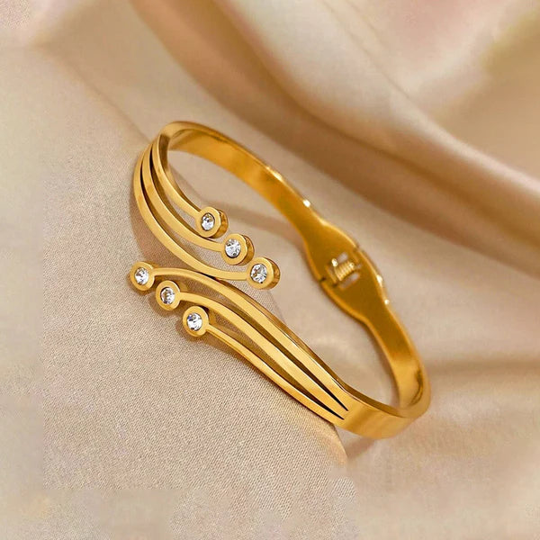 Contemporary Anti Tarnish Geometric Bracelet