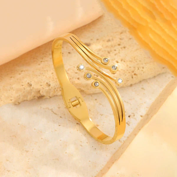 Contemporary Anti Tarnish Geometric Bracelet
