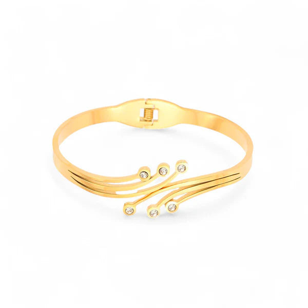 Contemporary Anti Tarnish Geometric Bracelet