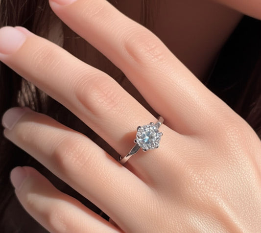 Silver Plated Contemporary Korean Finger Ring – Adjustable