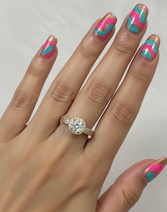 Radiant Solitaire Style Ring