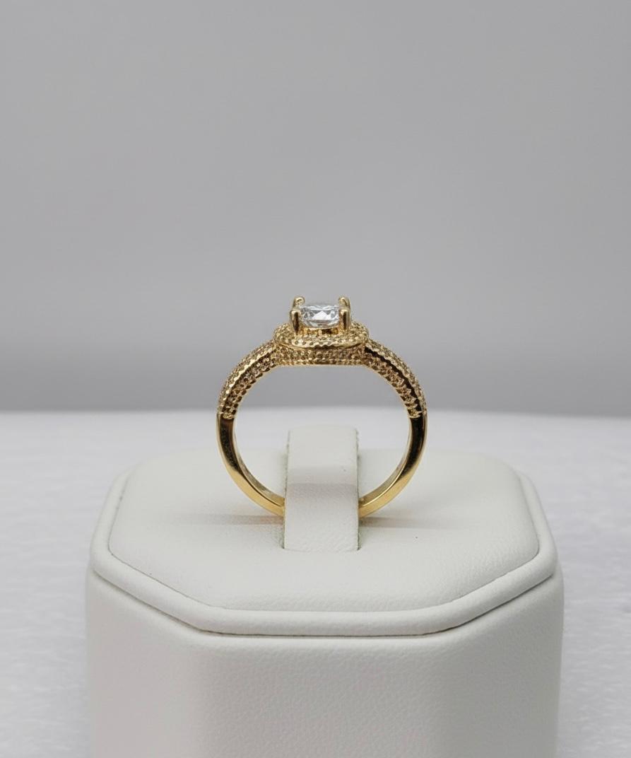 Radiant Solitaire Style Ring