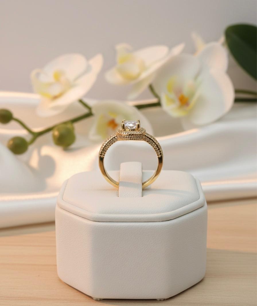 Radiant Solitaire Style Ring