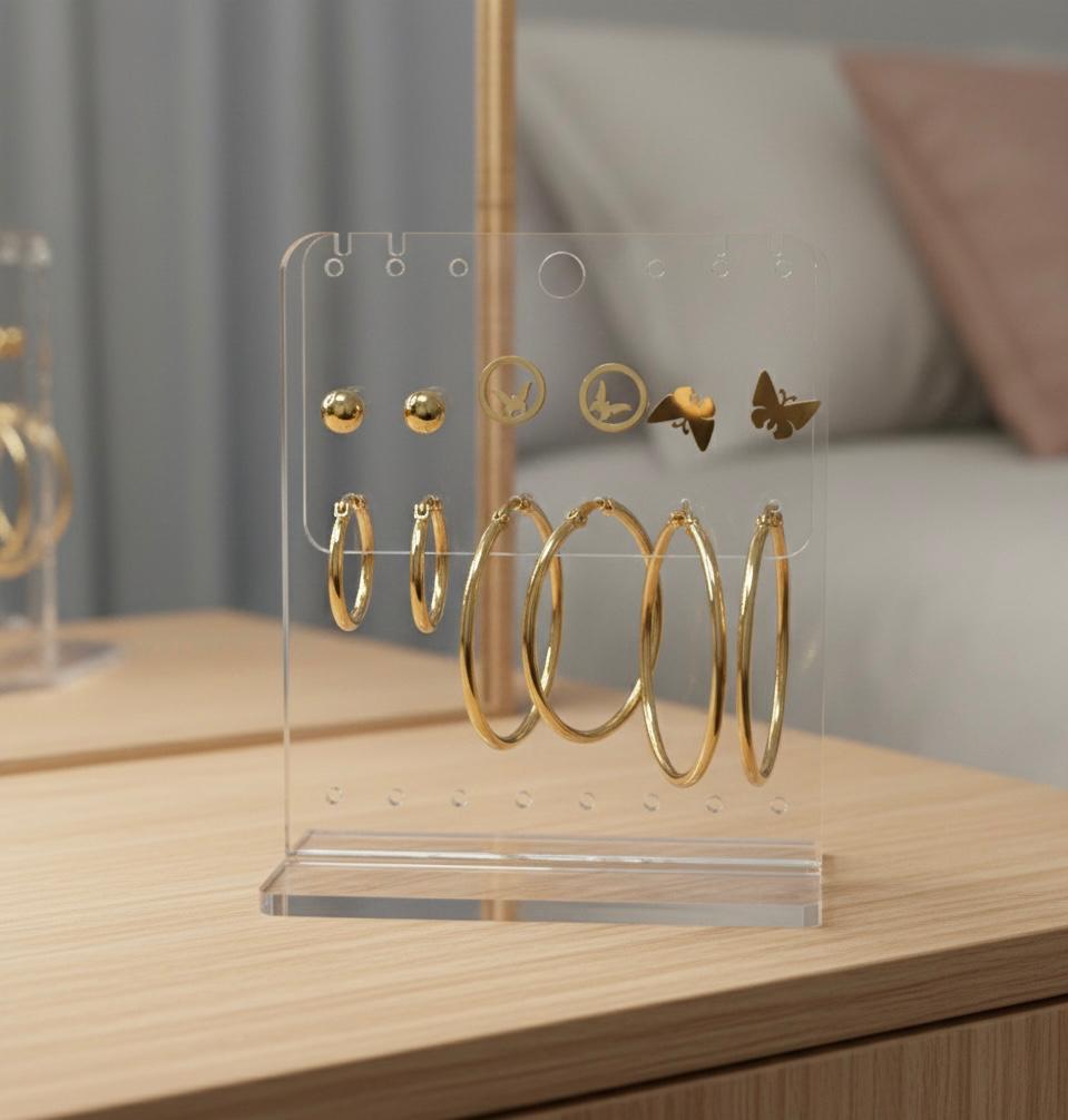 Classic Multi-Size Hoop Earrings Set