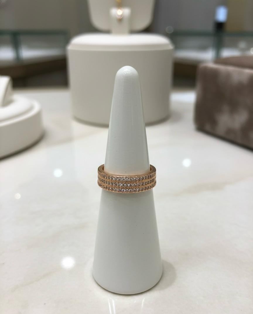 Elegant Triple Line Ring