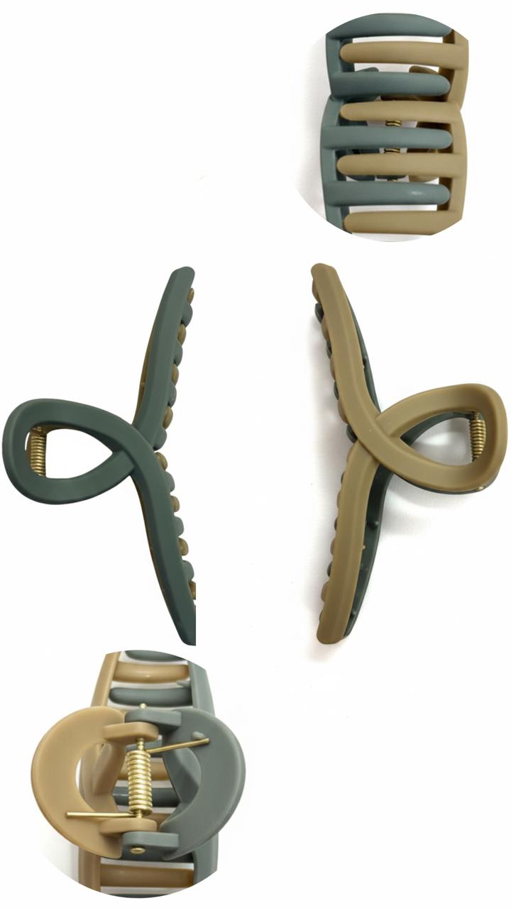 Matte Dual-Tone Hair Claw