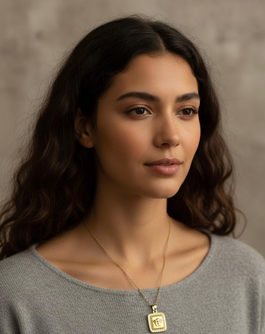 Medusa Square Pendant