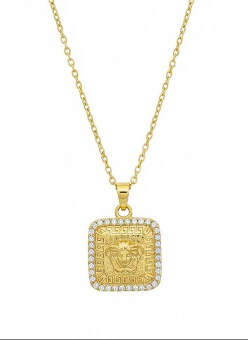 Medusa Square Pendant