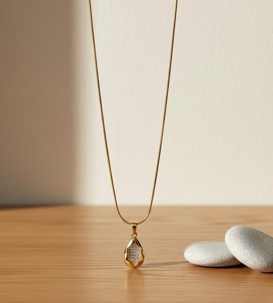 Crystal Drop Necklace