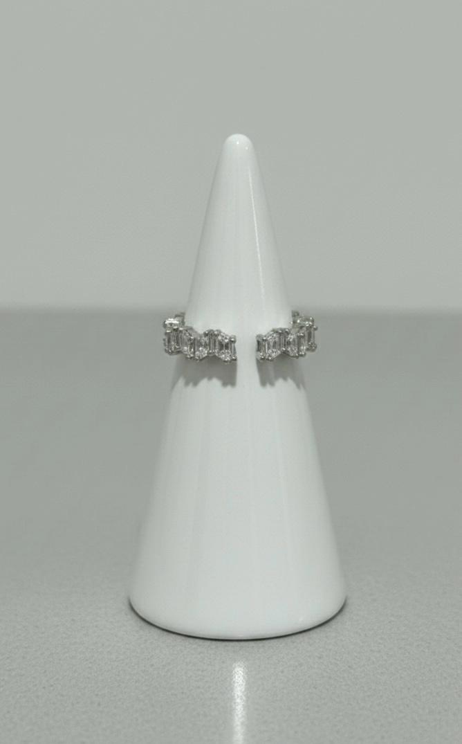 Zig-Zag Eternity Ring