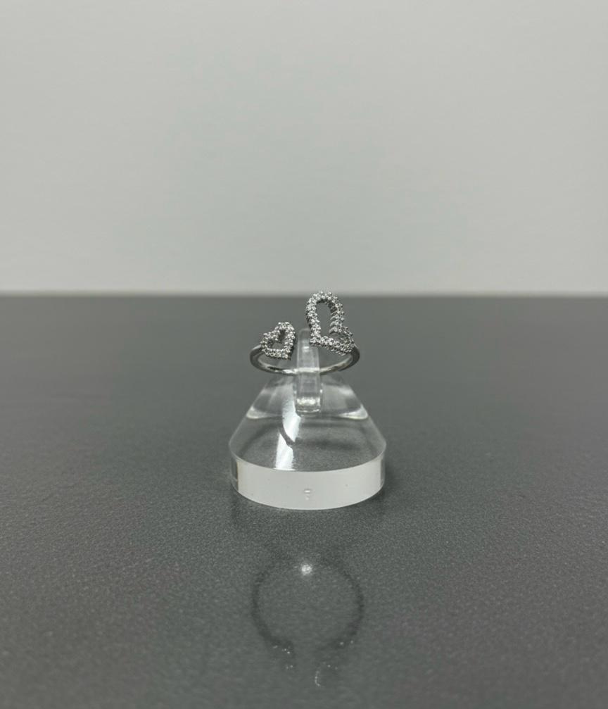 Double Heart Ring