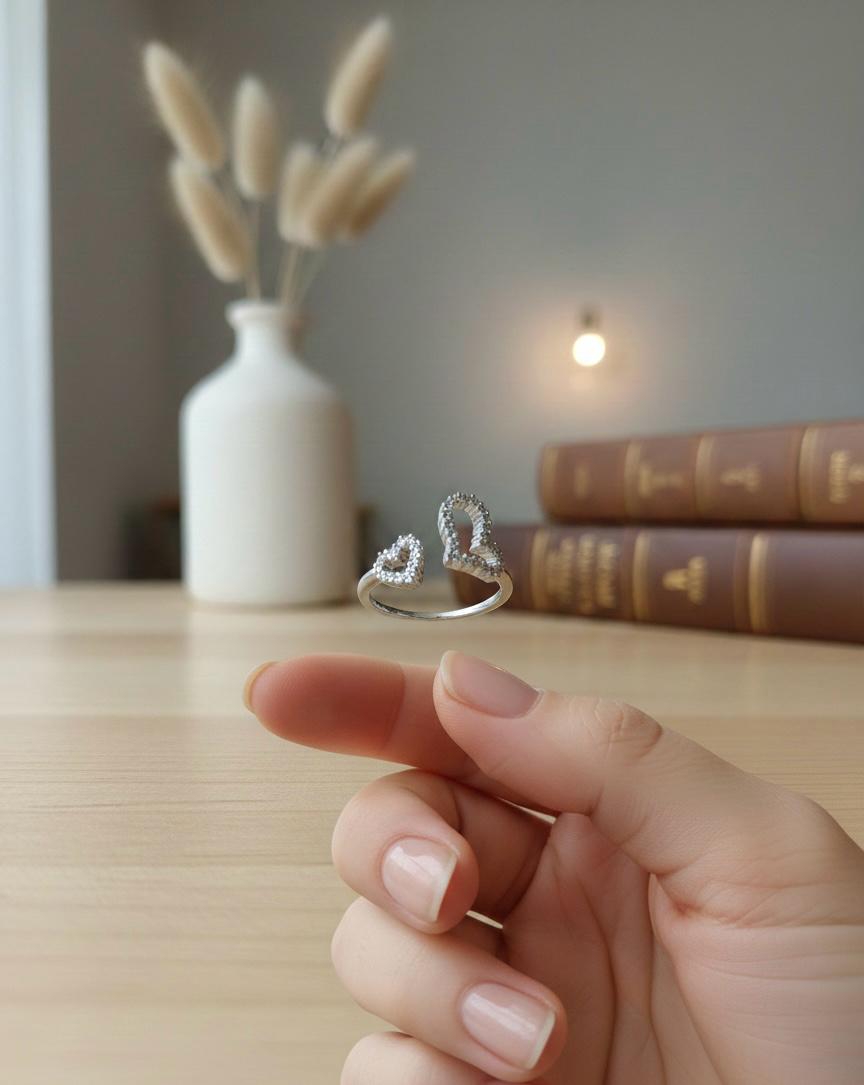 Double Heart Ring