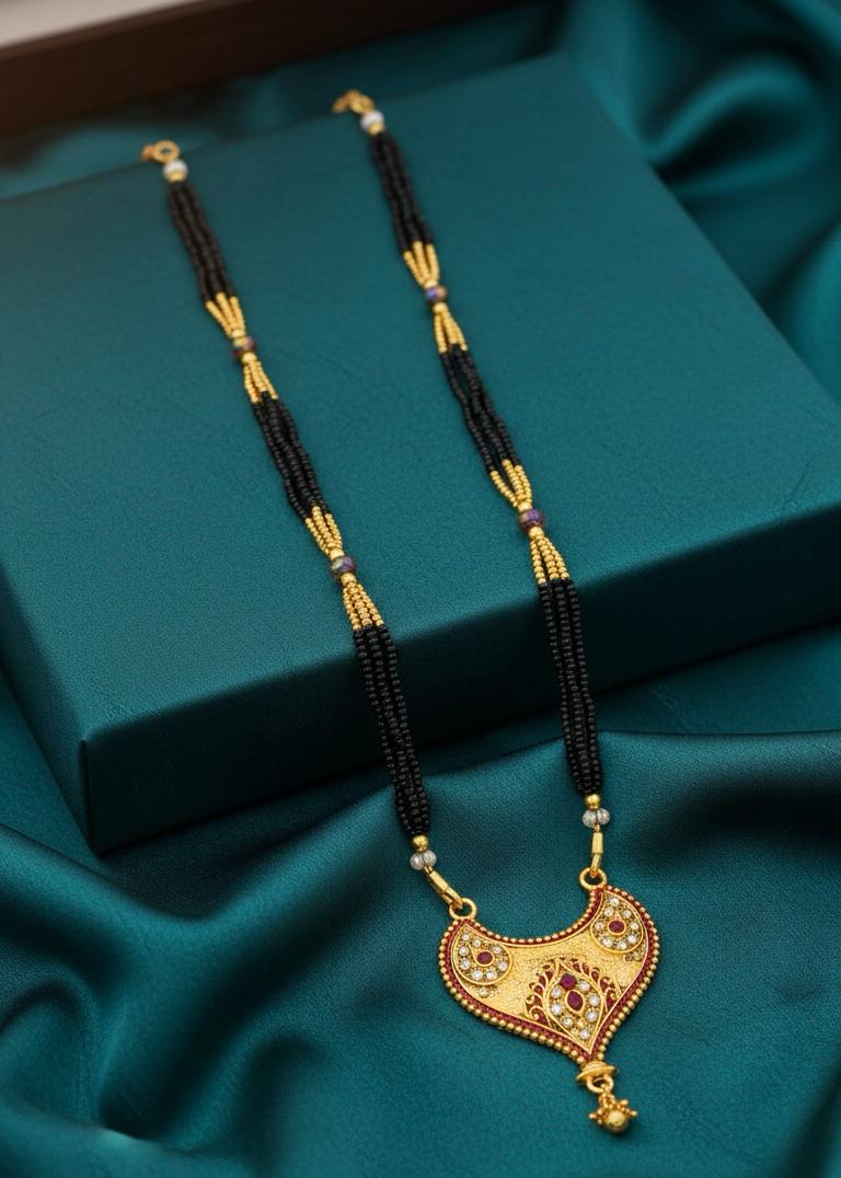 Round Solitaire Mangalsutra