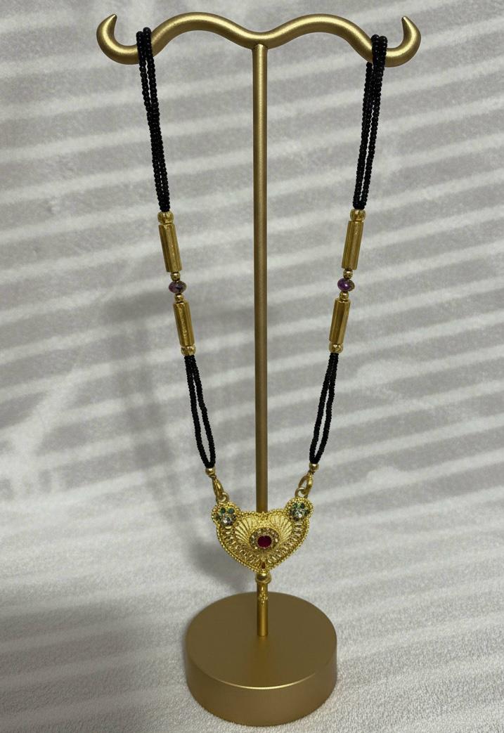Royal Red Heart Mangalsutra