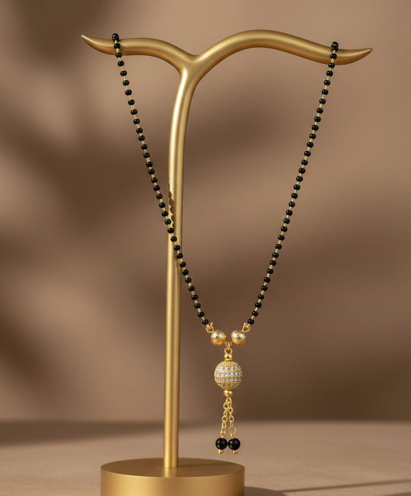 Golden Sphere Drop Mangalsutra