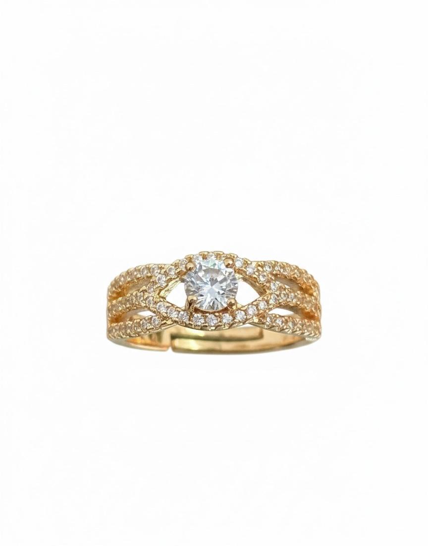 Twisted Sparkle Ring