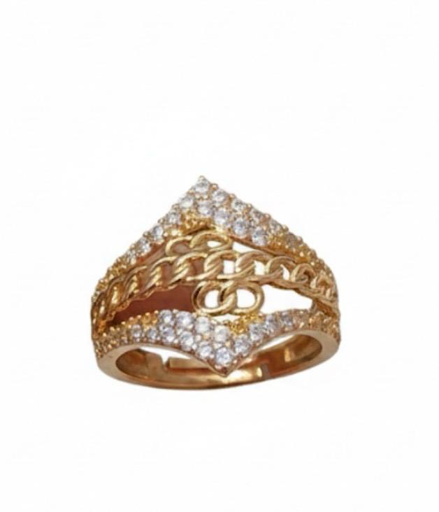 Royal Chain Crest Ring