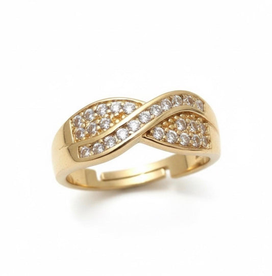 Infinity Sparkle Band Ring