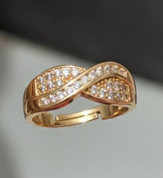 Infinity Sparkle Band Ring