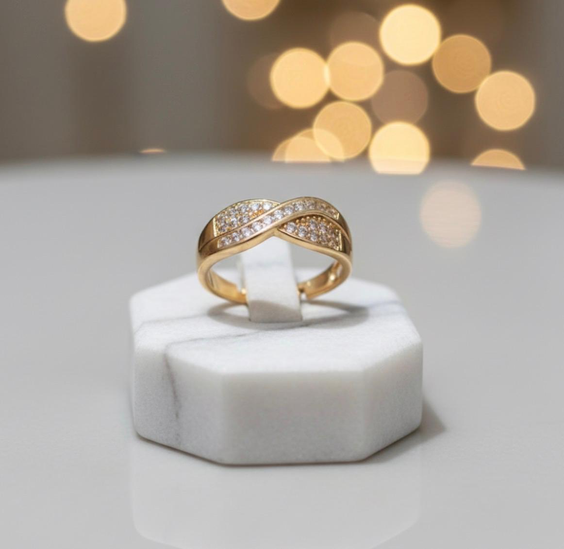 Infinity Sparkle Band Ring