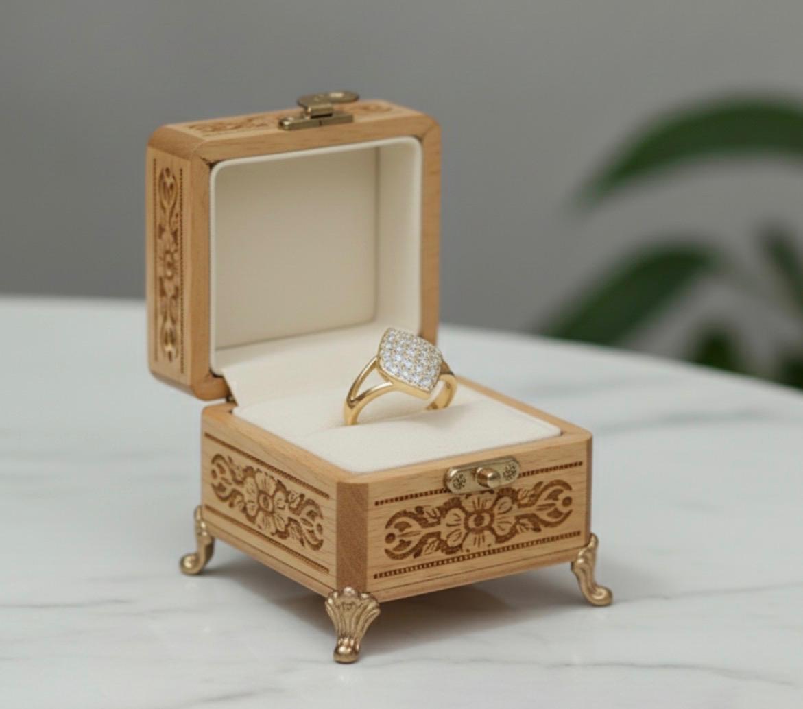 Radiant Marquise Crystal Ring