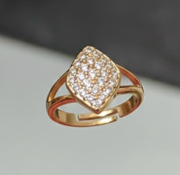 Radiant Marquise Crystal Ring